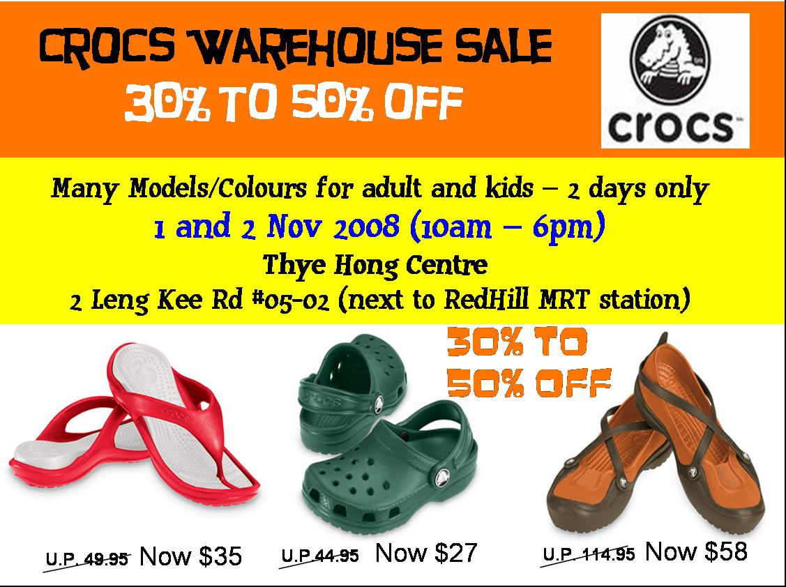 Crocs Warehouse Sale | Great Deals Singapore